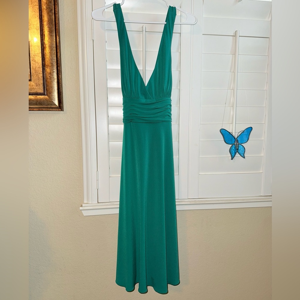 Laundry By Shelli Segal Green Midi Dress